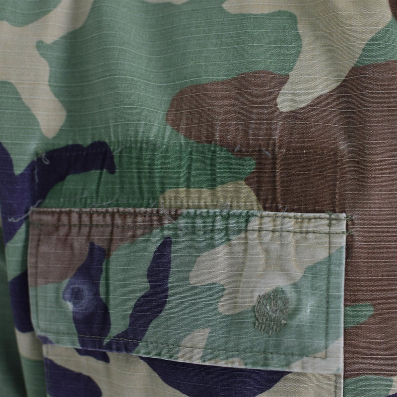 Oryginalna amerykańska kurtka wojskowa Ripstop Woodland Camouflage BDU Troops