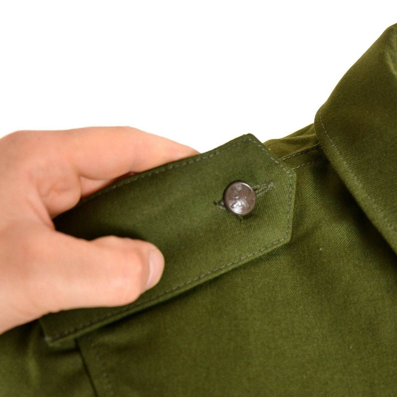 Oryginalna vintage czeska kurtka armii m85 Military Olive Green Military News