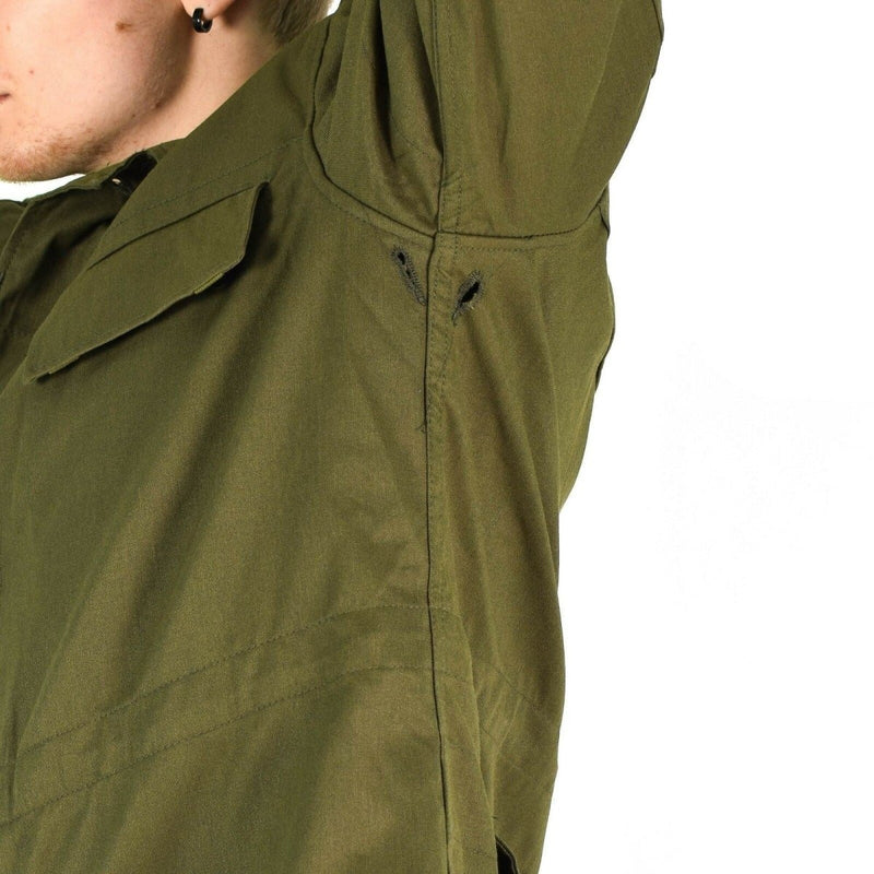 Oryginalna vintage czeska kurtka armii m85 Military Olive Green Military News