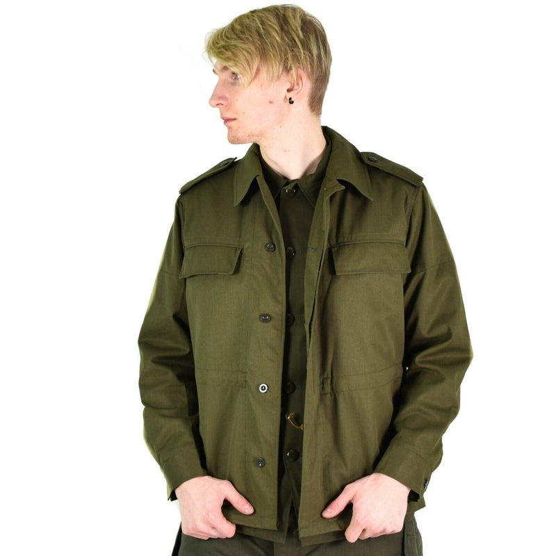 Oryginalna vintage czeska kurtka armii m85 Military Olive Green Military News