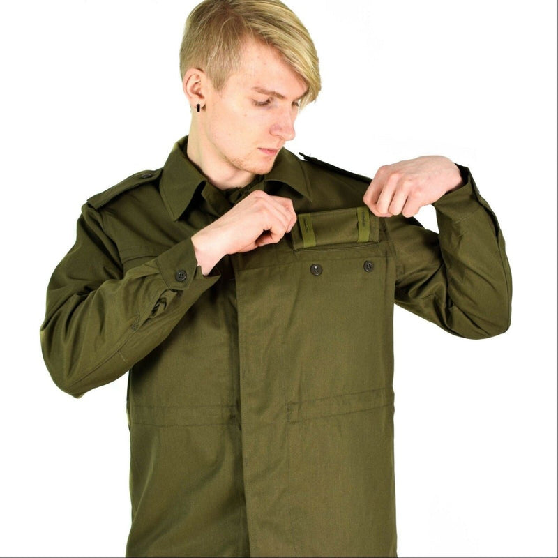 Oryginalna vintage czeska kurtka armii m85 Military Olive Green Military News