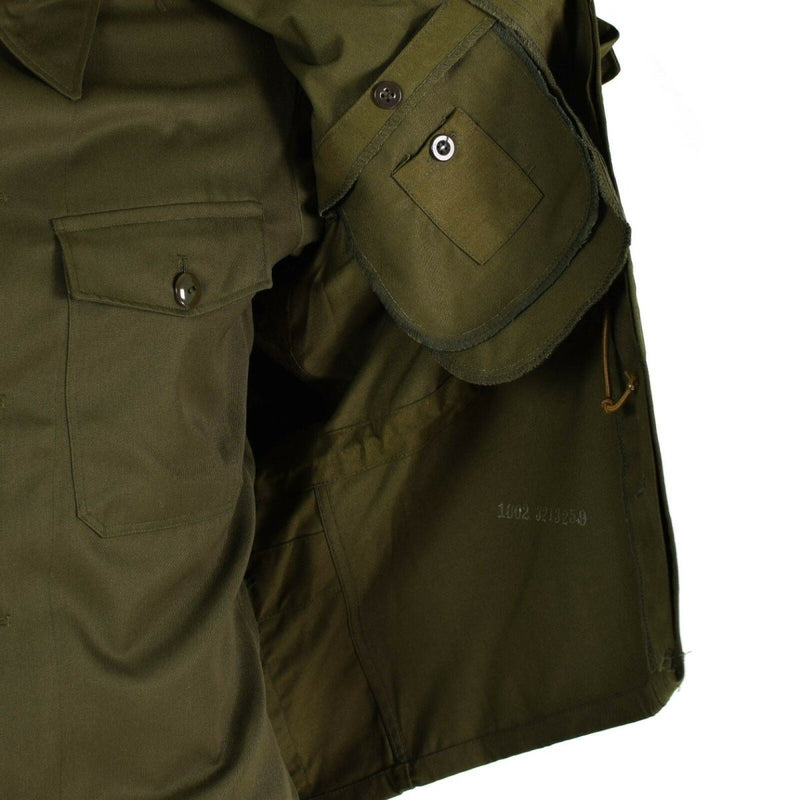 Oryginalna vintage czeska kurtka armii m85 Military Olive Green Military News