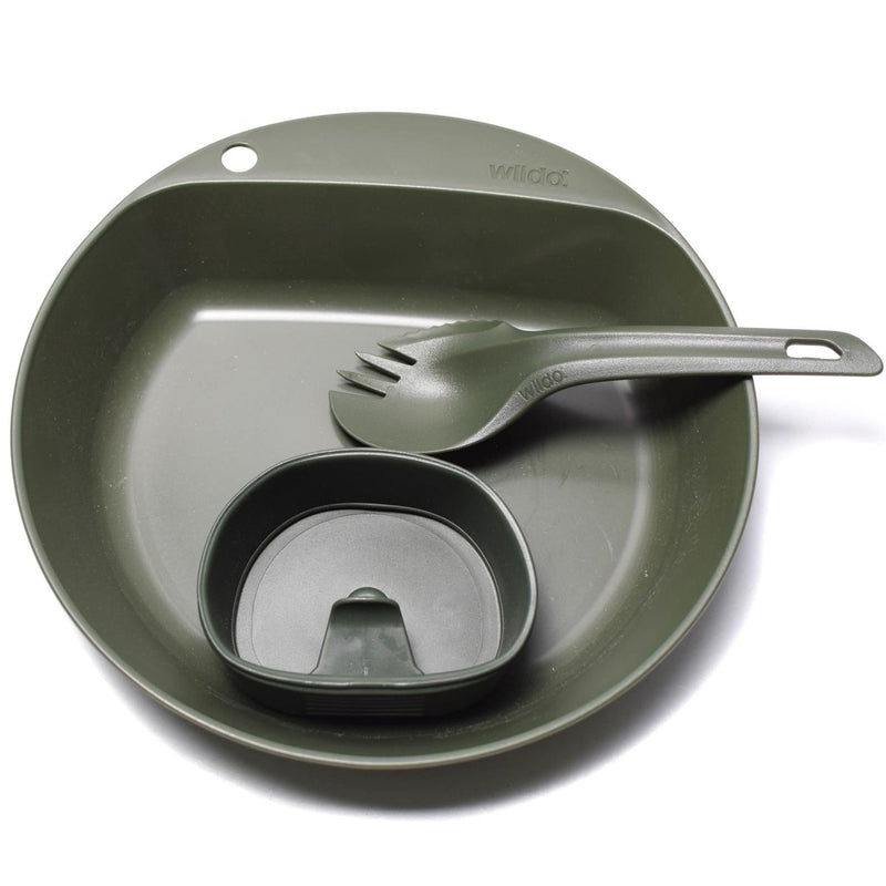 Original Wildo Pathfinder kit outdoor dining utensils set BPA Free Camping Spork - GoMilitar