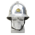 Oryginalny Jugosławica wojskowy Grey Aluminium Strażak Hełm Red Start Badge Army