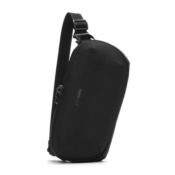Torba na ramię Pacsafe V 5L, z zabezpieczeniem przed kradzieżą, wodoodporna, niezawierająca PCV, czarna – GoMilitar