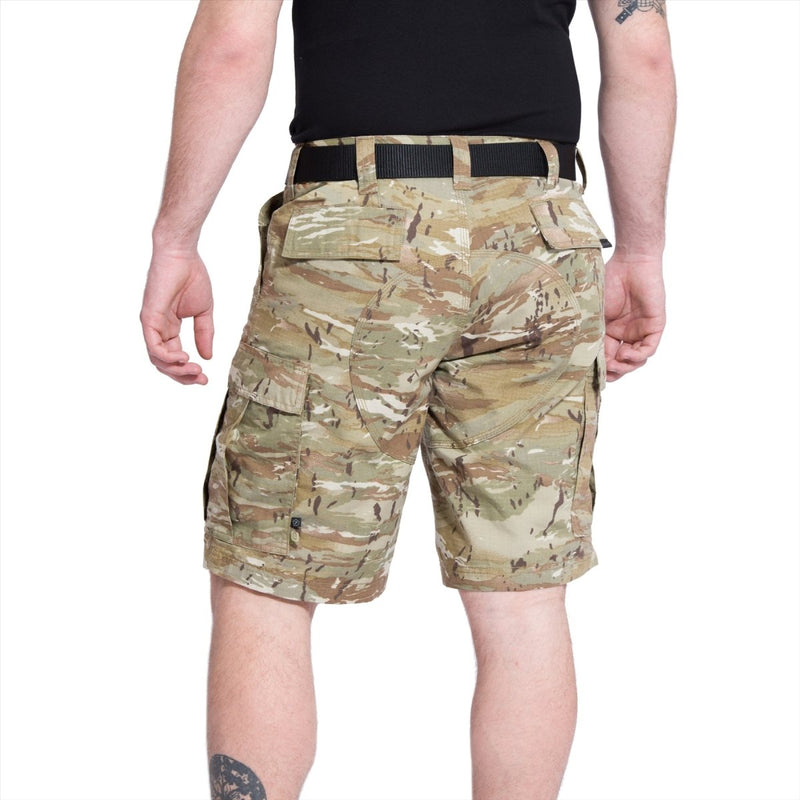 PENTAGON BDU 2.0 Cargo Shorts Ergonomic Cut Durable Ripstop Fabric MTP Camo