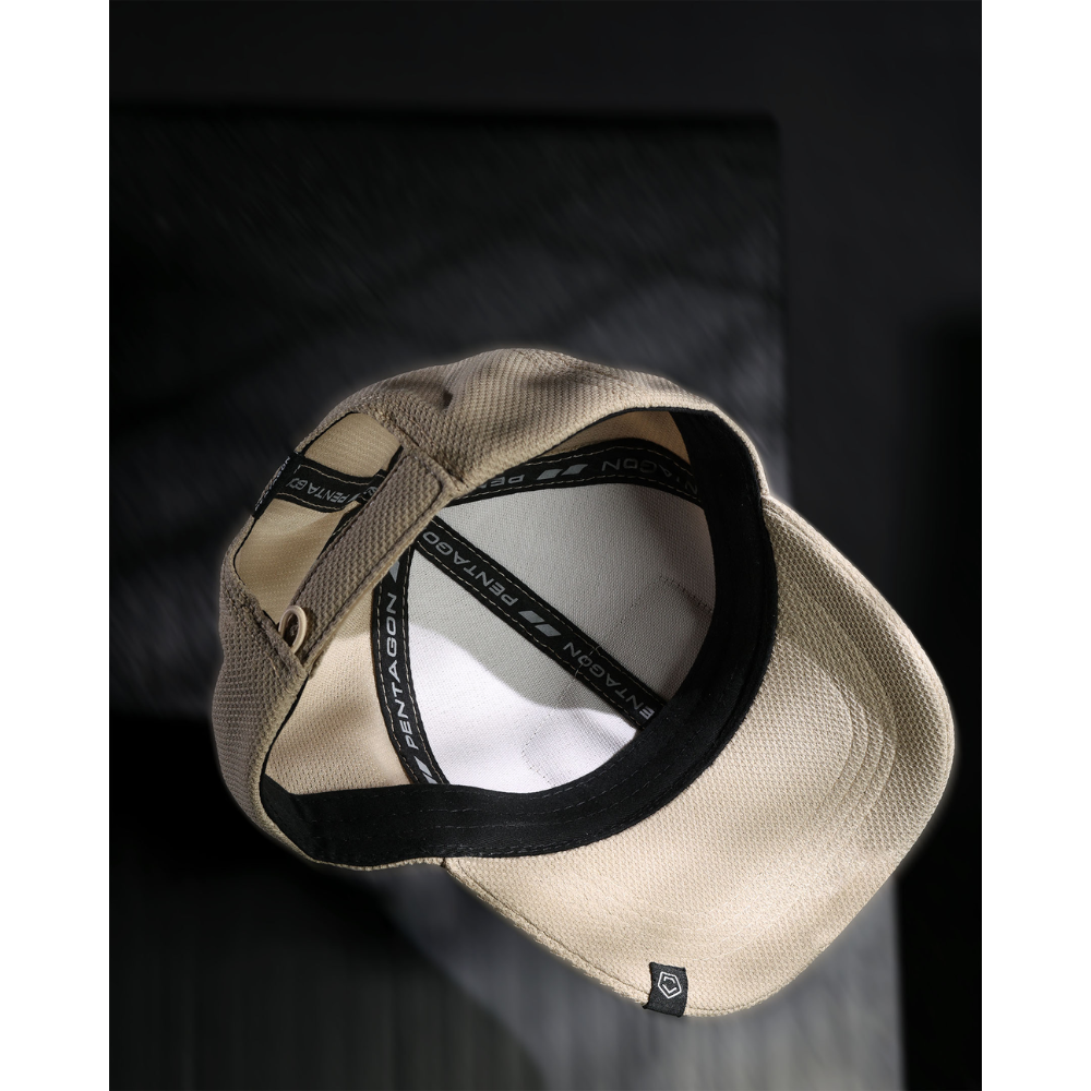 Czapka z daszkiem Pentagon Explorer Szybkoschnąca, oddychająca, lekka khaki
