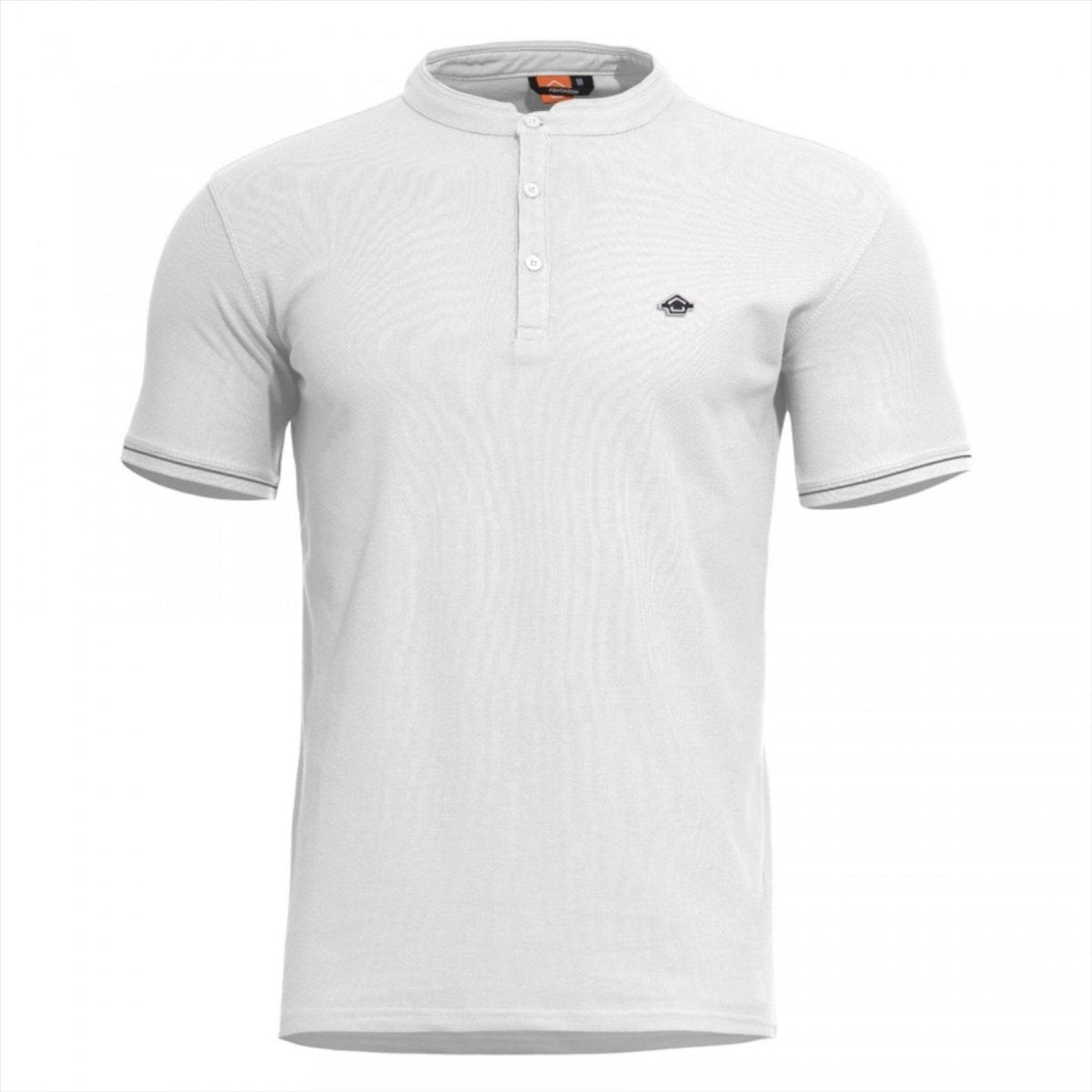 Klasyczny T-shirt PENTAGON Levantes Henley Stripes z krótkim rękawem, szybkoschnący