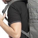 Klasyczny T-shirt PENTAGON Levantes Henley Stripes z krótkim rękawem, szybkoschnący