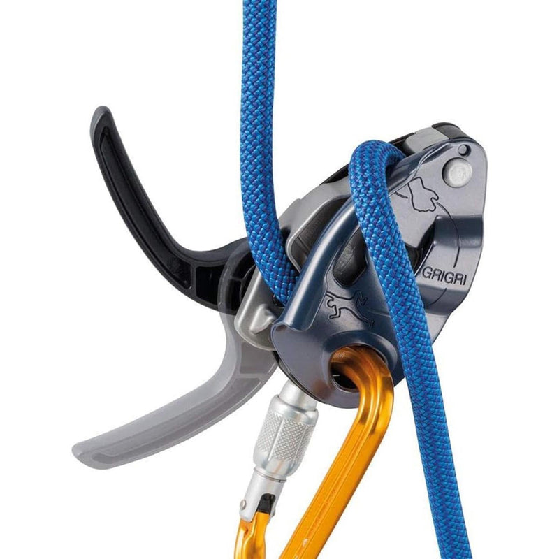Petzl Grigri+ urządzenie belay asystowane hamowanie rockowe Rapping Orange