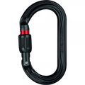 PETZL OK SCREW-LOCK Symetryczny karabinek aluminiowy olinowanie czarny 24kN