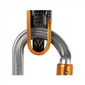 Karabinek Petzl OK Triact Lock Owalny aluminiowy lekki karabinek dostępowy w kolorze pomarańczowym