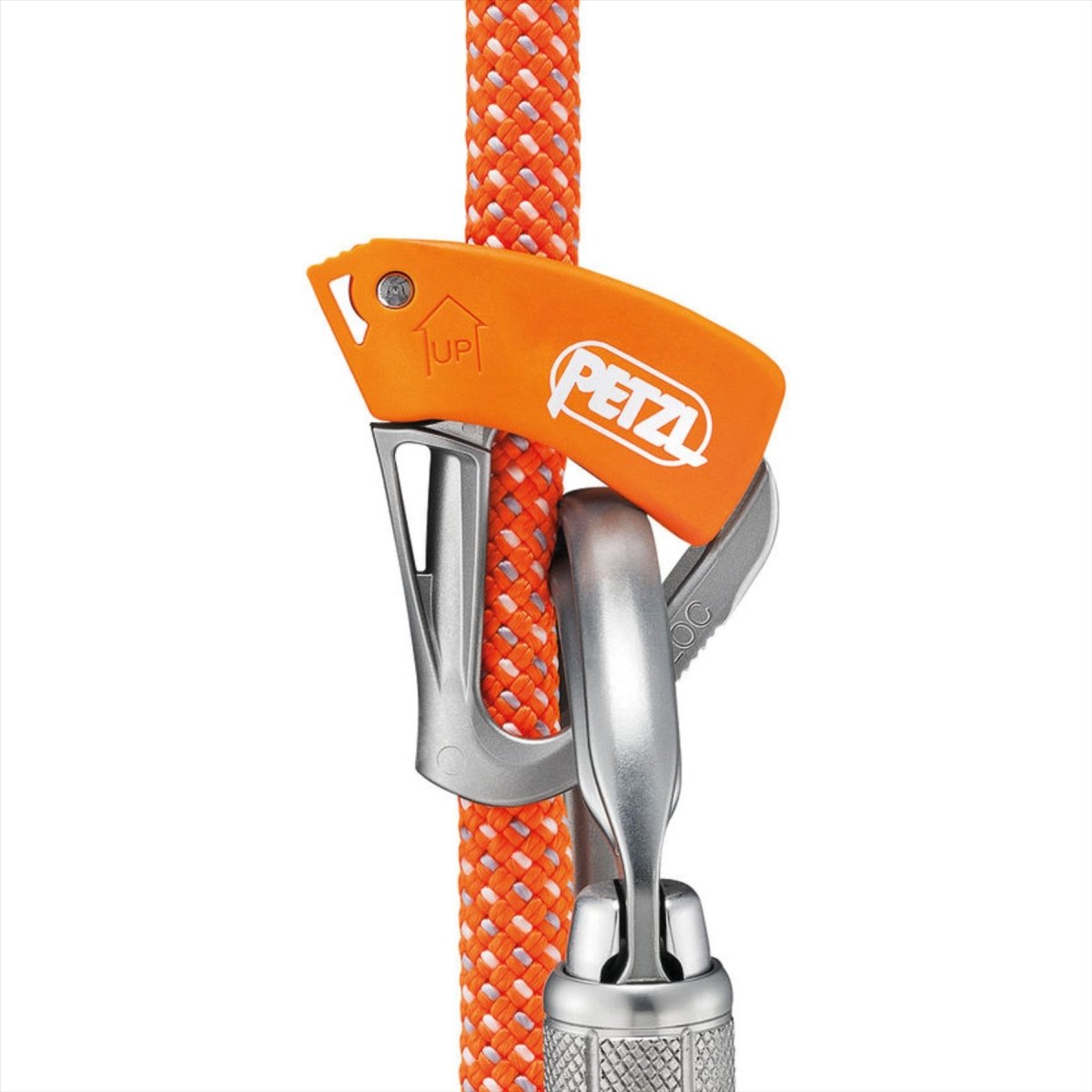 PETZL TIBLOC Zacisk linowy Ascender Automatyczny system blokowania Liny 8-11 mm Pomarańczowy
