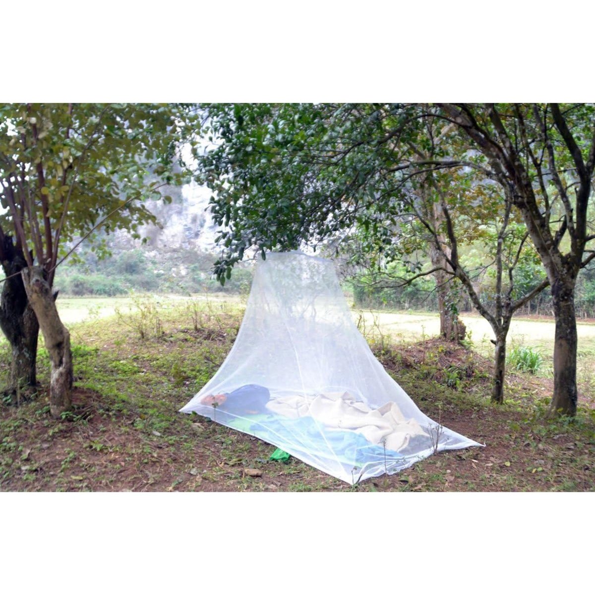 Pharmavoyage Owad Protection Trek 2 Camping Trekking Mosquito Net White