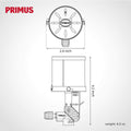 Lampa gazowa Primus Micron Lampa Regulowane, jasny system zawieszenia zapłonu