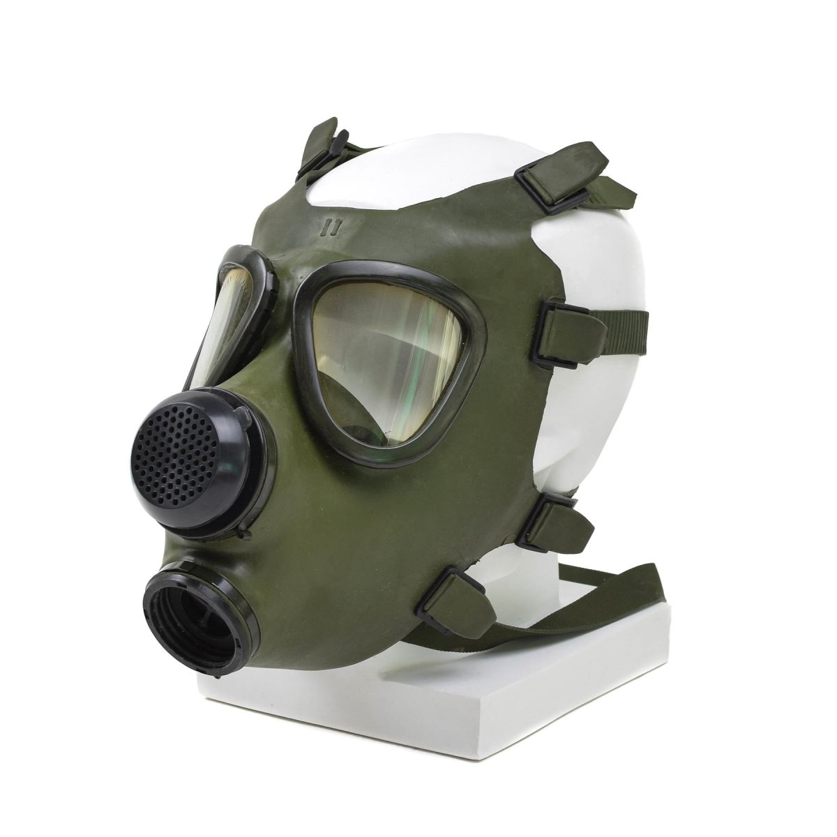 Rumuńska maska ​​gazowa M74 pełna twarz NBC Respirator Vintage Olive Wojska nadwyżka wojskowa