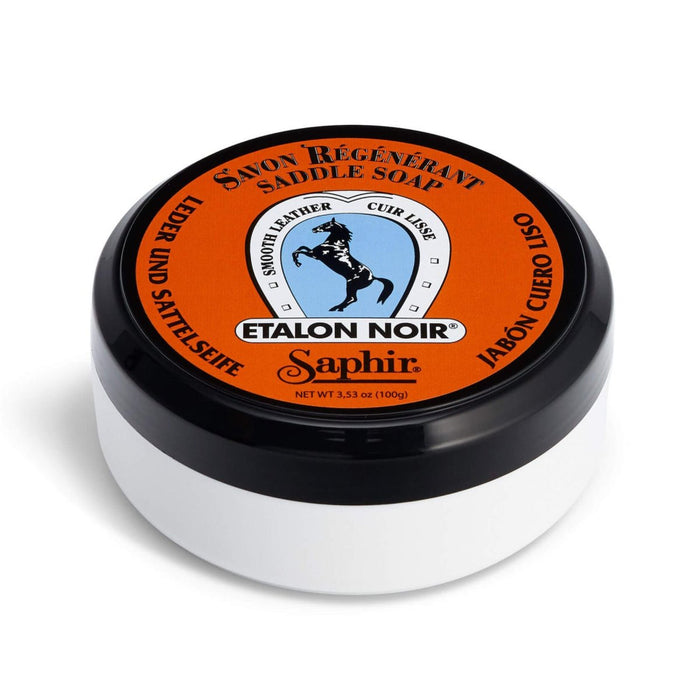 Saphir Etalon Noir Mydło siodłowe 100 ml Mydło do czyszczenia gładkiej skóry - GoMilitar