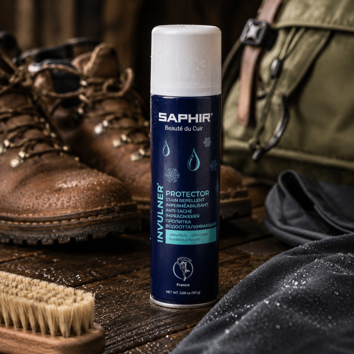 Saphir Invulner Spray wodoodporny do skóry zamszowej i nubuku tekstylnego 250ml