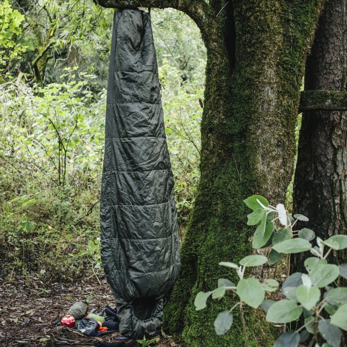 Śpiwór Snugpak Sleeper Lite -10 Ciepły, lekki kaptur typu mumia w kolorze oliwkowym