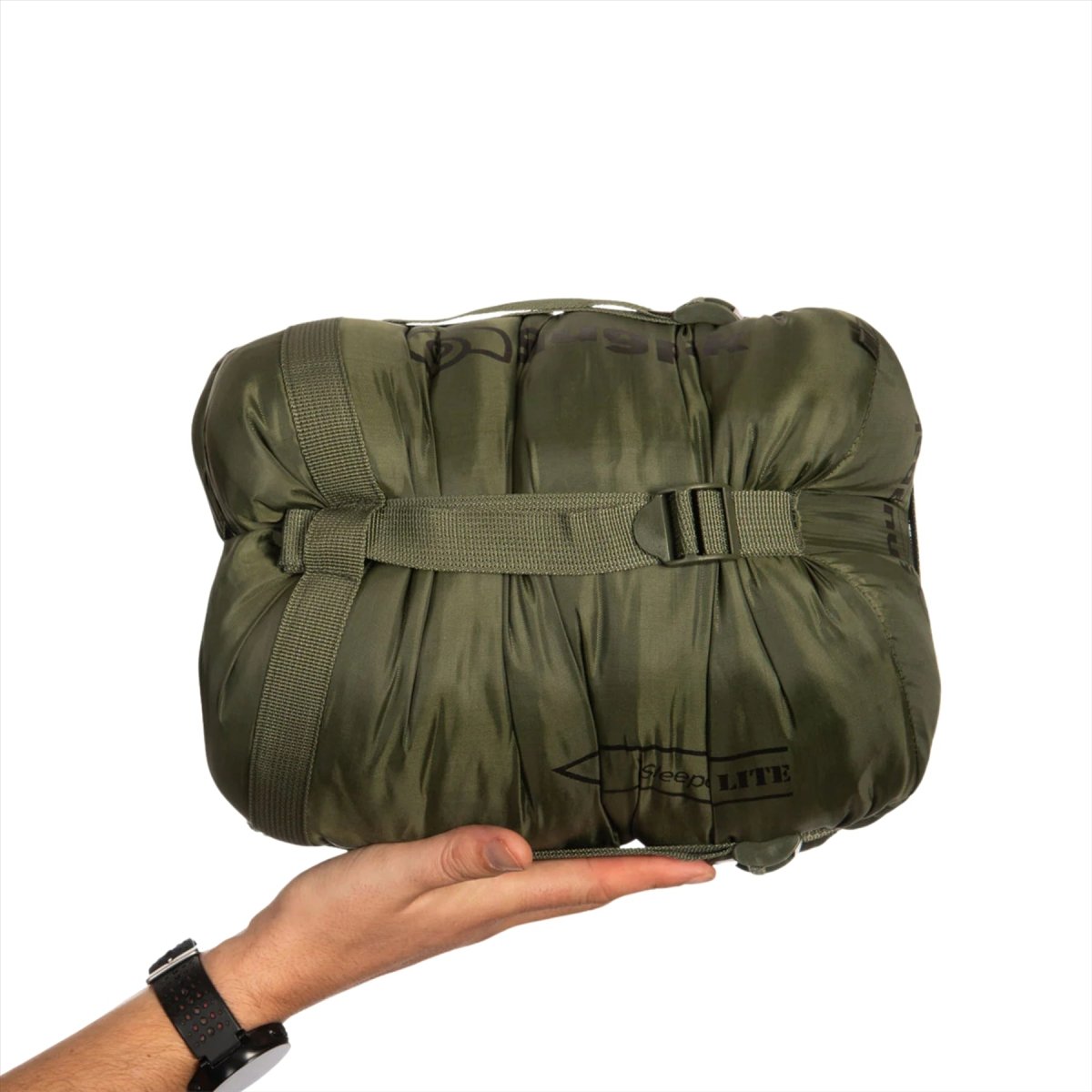 Śpiwór Snugpak Sleeper Lite -10 Ciepły, lekki kaptur typu mumia w kolorze oliwkowym