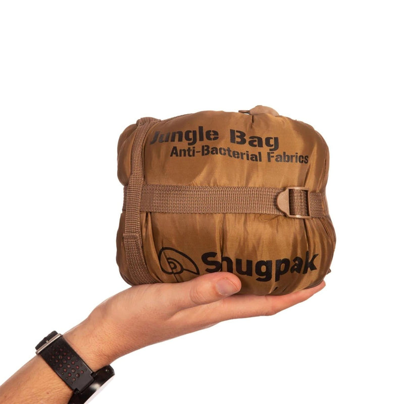 Snugpak śpiwór 220 cm zintegrowane moskitiery netto kojot worka kompresyjna