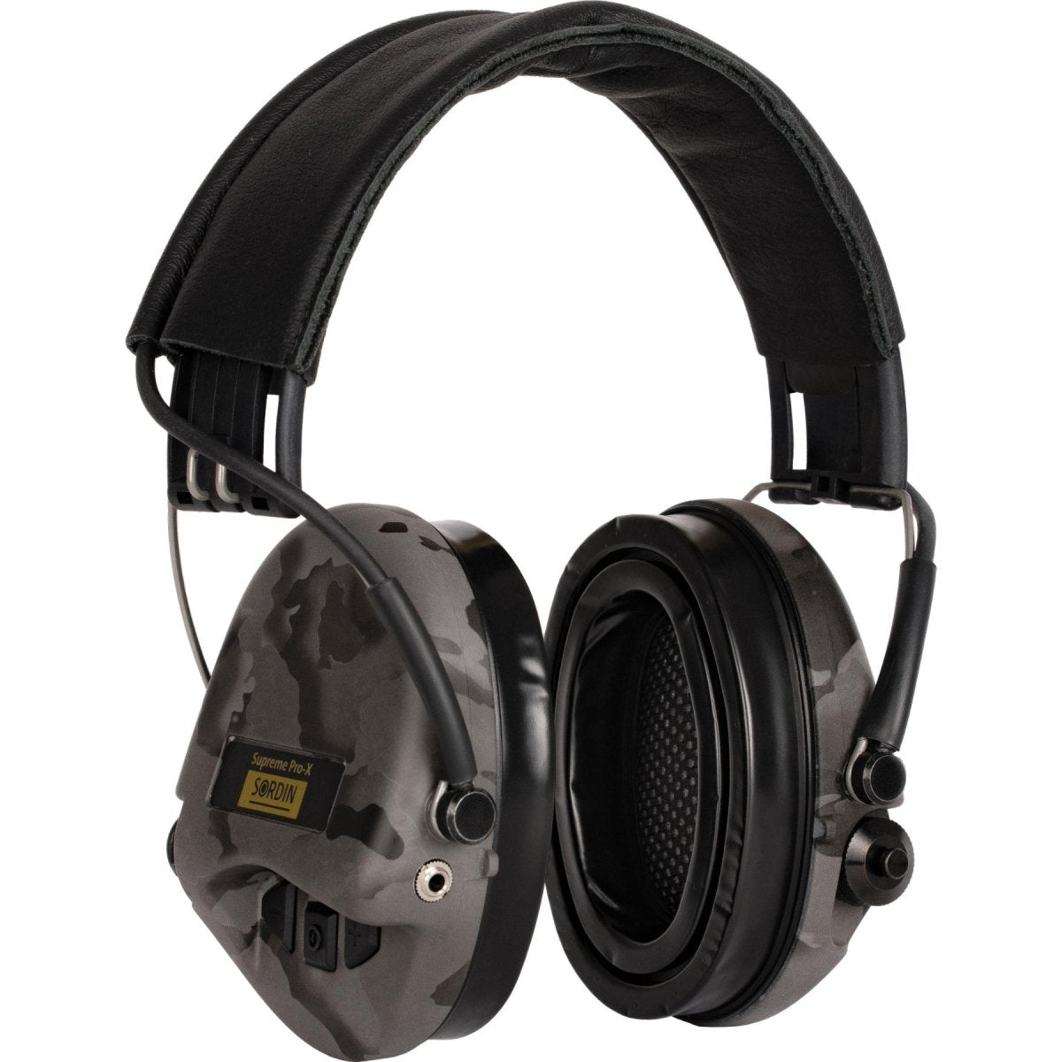 Aktywne ochronniki słuchu Sordin Supreme Pro X Hear2 LED w kolorze nocnym Camo