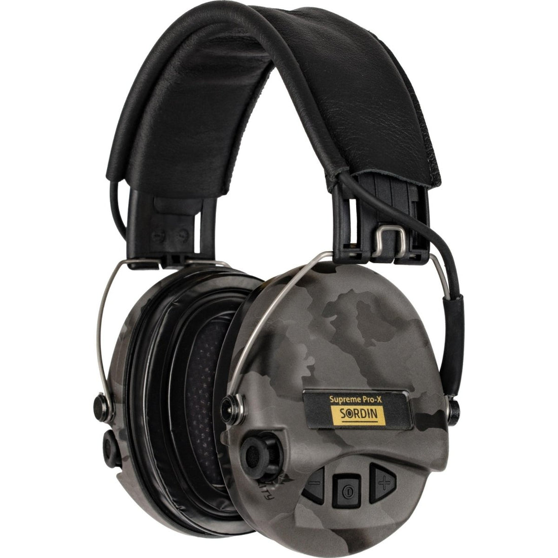 Aktywne ochronniki słuchu Sordin Supreme Pro X Hear2 LED w kolorze nocnym Camo
