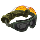 Swisseyye F-TAC Tactical Goggles Interchangeable Lenses Various Frame Colors - GoMilitar