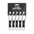 Aluminiowe karabinki TAC MAVEN 7 mm, 5 szt. klipsów do kluczy na zewnątrz