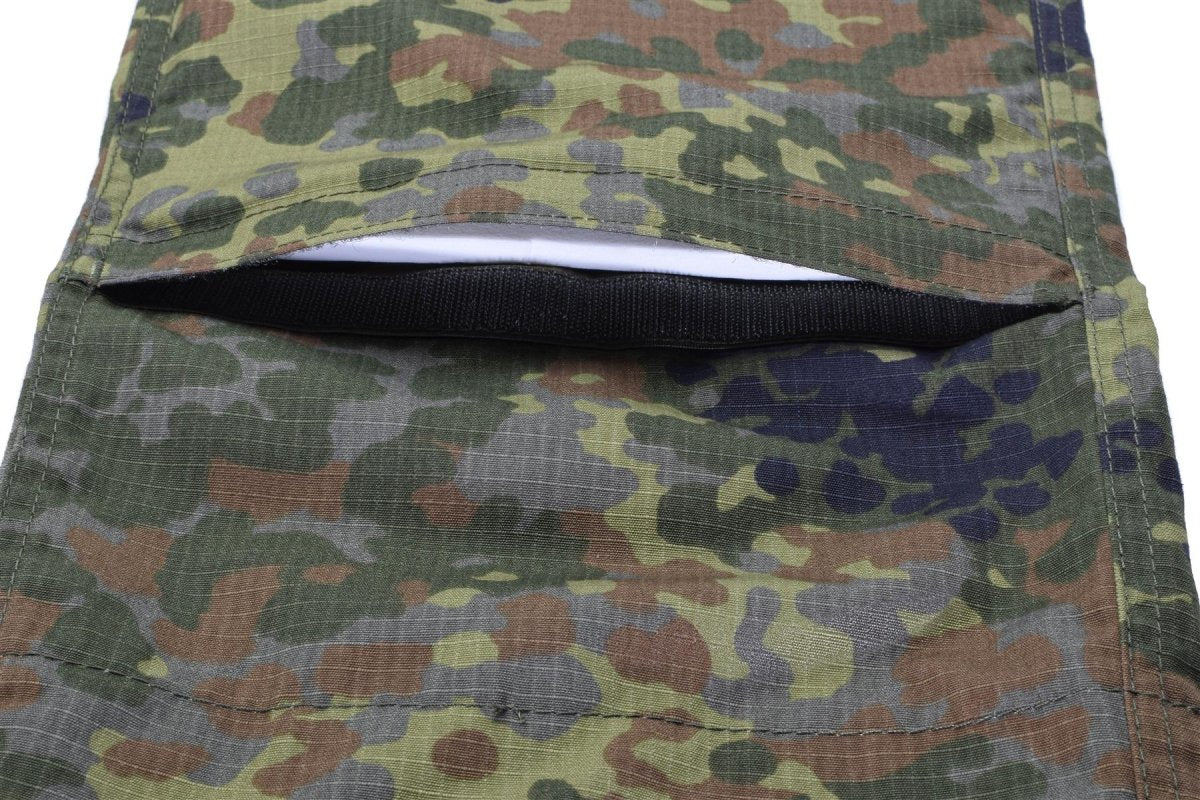 Marka Tacgear Niemiecka armia w stylu Pants Field Combat Flecktran Camo Ripstop
