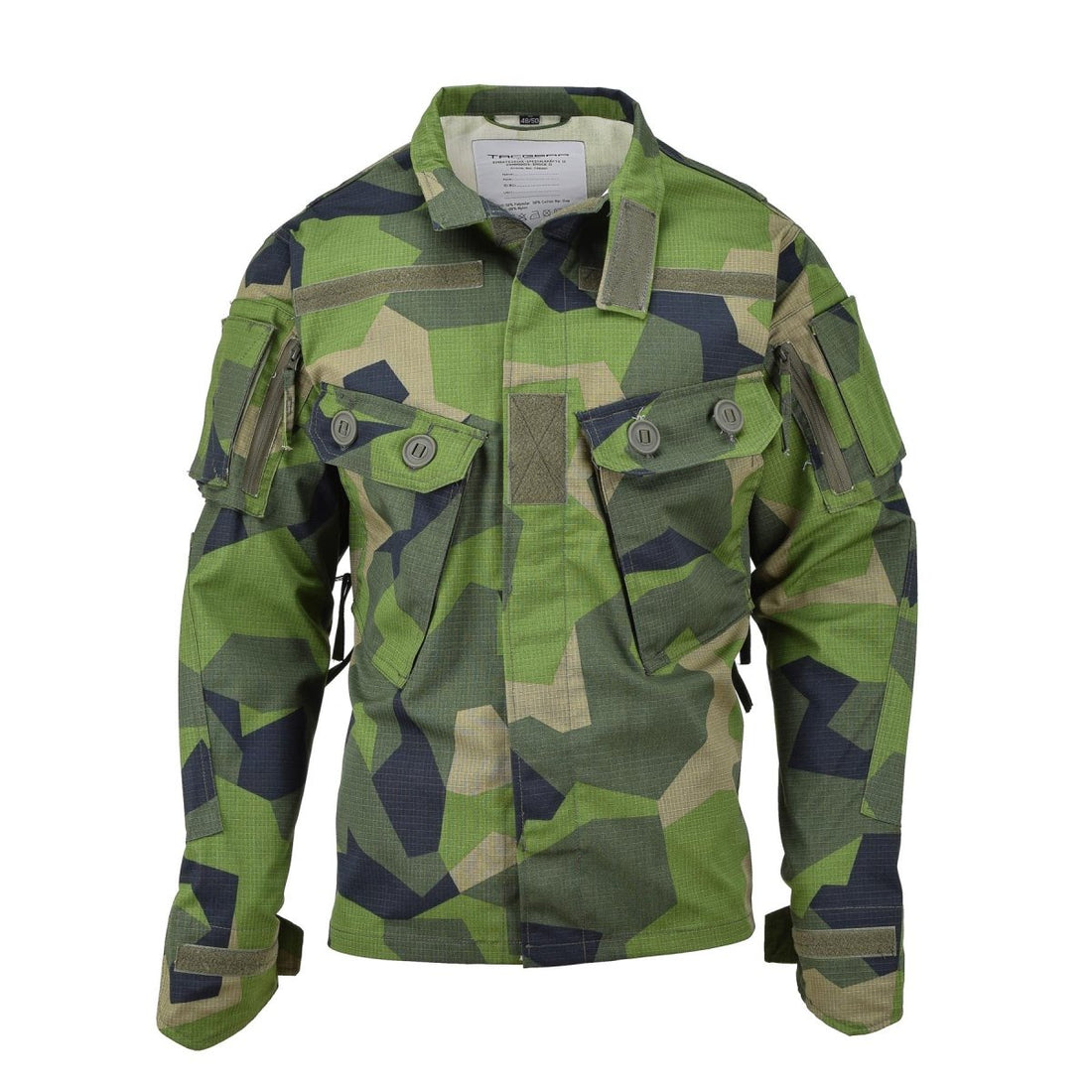 TACGEAR Marka szwedzka kurtka polowa komandosów w stylu militarnym Splinter Camo