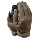 TAMREX Precise Tactical Gloves PU Leather Flexible Spandex Touchscreen Olive - GoMilitar
