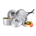 Zestaw do gotowania na kemping Tatonka stal nierdzewna trwałe na świeżym powietrzu Compact Pot.