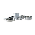 Tatonka Camping Stove Set Set Stael Stael Burner Outdoor Compact Doniczka