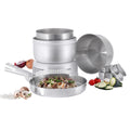 Tatonka Camping Stove Set Set Stael Stael Burner Outdoor Compact Doniczka