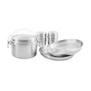 Tatonka Picnic Set II 8pcs compact camping cookware hiking cooking kit pan bowl - GoMilitar