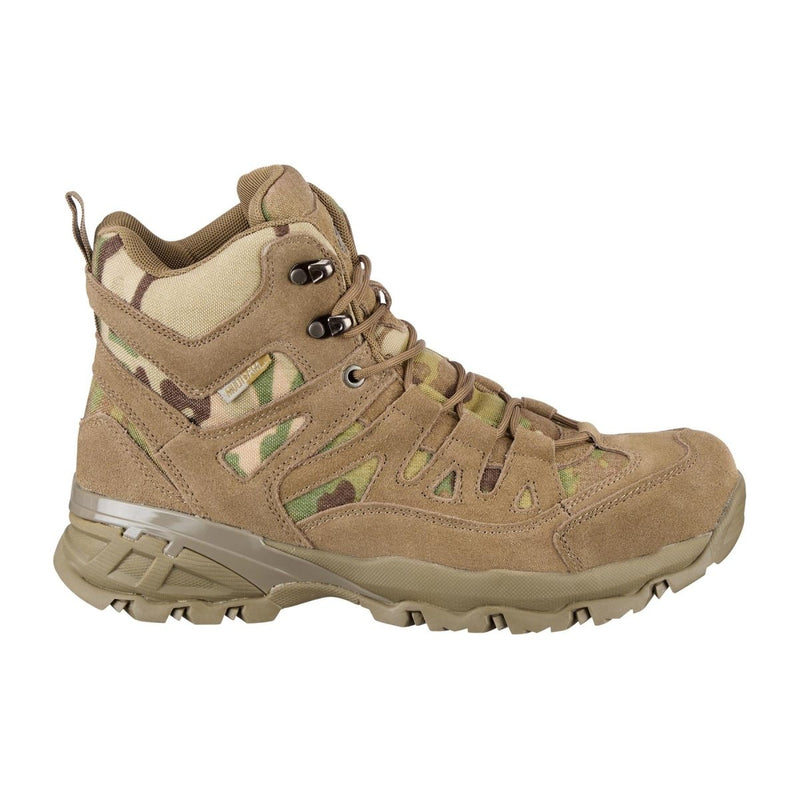 Teesar SQUAD MULTICAM side zipped boots camping hiking trekking combat footwear - GoMilitar