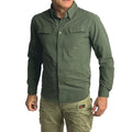 TEXAR DŁUGO-SLEEVE WOJSKA Koszula Slim Fit Trwałe odzież Klasyczne koszule armii