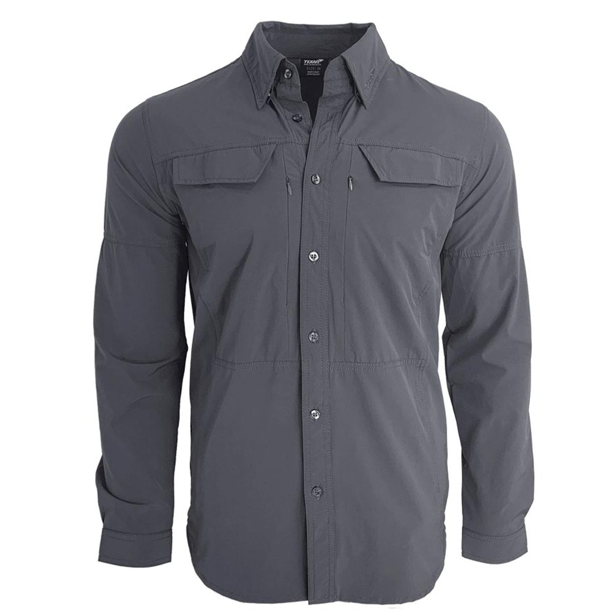 TEXAR DŁUGO-SLEEVE WOJSKA Koszula Slim Fit Trwałe odzież Klasyczne koszule armii