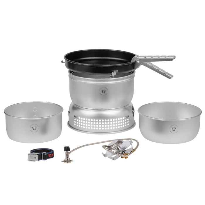 Zestaw kuchenki Trangia 1,75 l z patelnią aluminiową, ultralekki zestaw do gotowania na świeżym powietrzu - GoMilitar