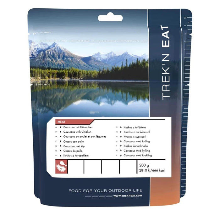 Trek'N Eat Main meal CousCous with Chicken Dehydrated outdoor survival food - GoMilitar