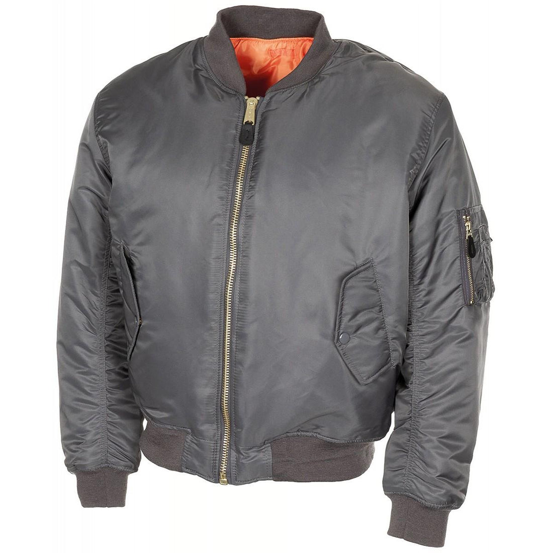 Kurtka w stylu armii amerykańskiej MA1 Air Forces Troops Bomber Urban Grey Windproof Puffer