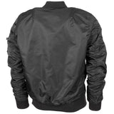 Kurtka w stylu wojskowym Airforces Crew Mundur Bomber MA1 WITRPOOF Black New