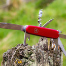 Nóż wielofunkcyjny Victorinox Camper 13 funkcji, kieszonkowe narzędzie EDC 91 mm, czerwone