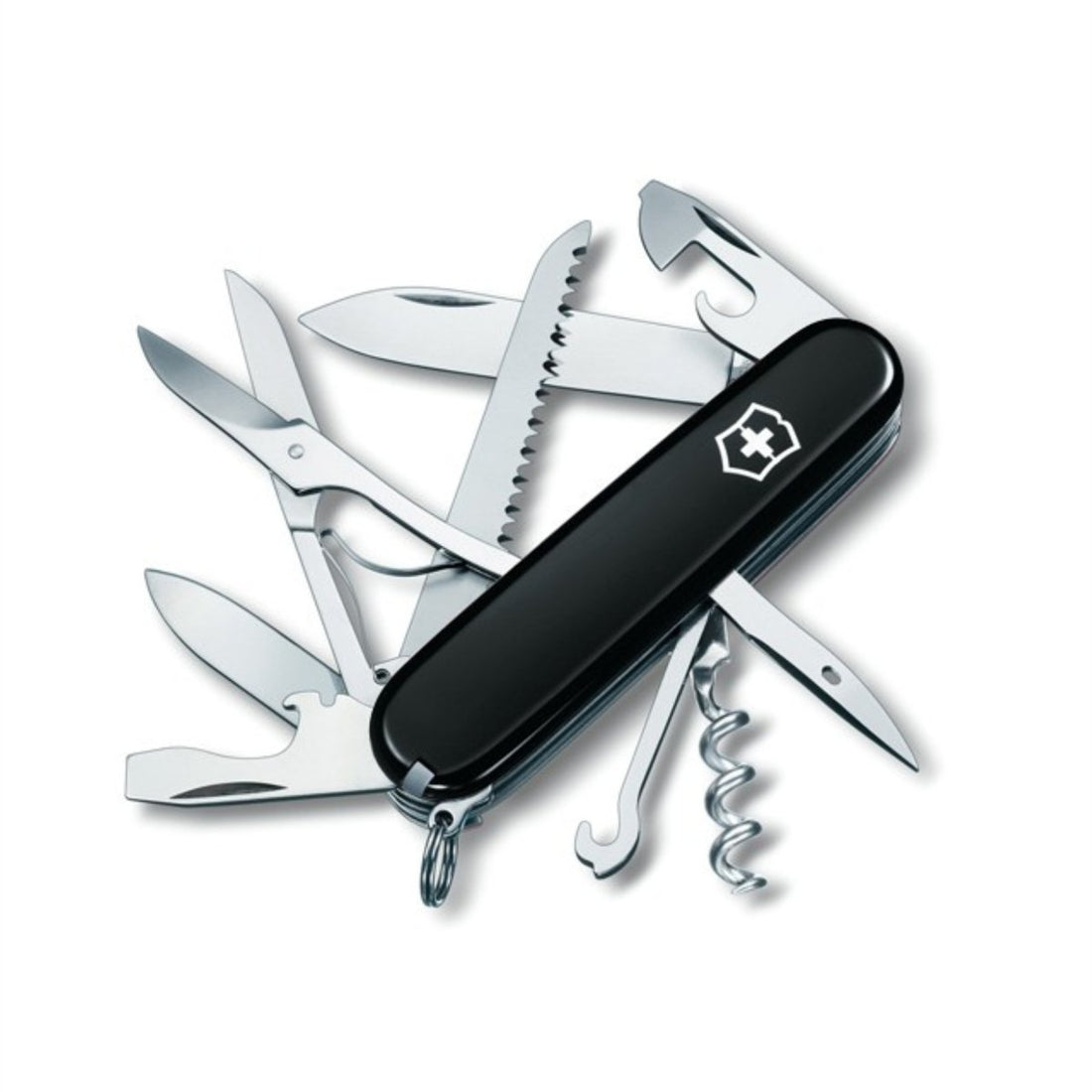 Szwajcarski scyzoryk Victorinox Huntsman 91 mm Narzędzie wielofunkcyjne 15 funkcji, czarny