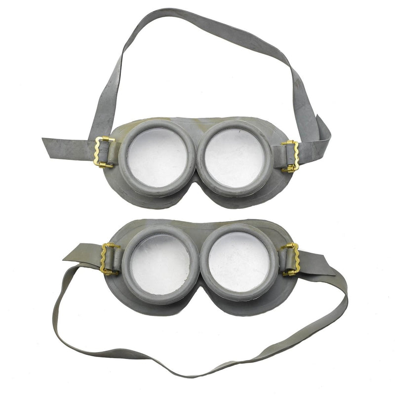 Vintage NATO round goggles eye protection glass army goggles - GoMilitar
