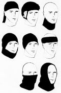 Blochl Brand Army Style wełna merynosowa chustka gaiter wielofunkcyjny OD nowy