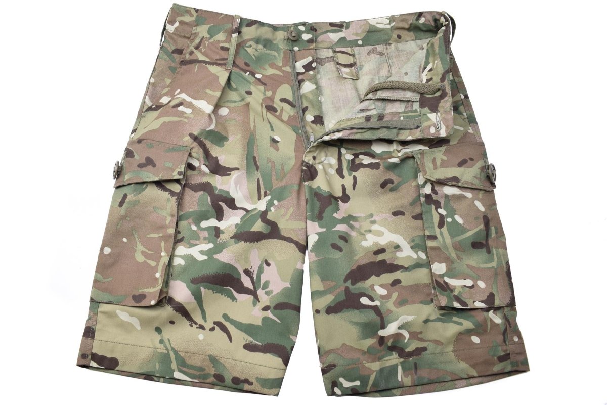 Prawdziwy armia brytyjska walka wojskowa MTP Camo Shorts Problem wojskowy Nowy