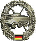 Prawdziwa armia niemiecka bolenia beret cockade tank rozpoznawczy żołnierzy opancerzone