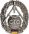 Prawdziwa armia niemiecka bolenia beret cockade topograficzna siła geograficzna